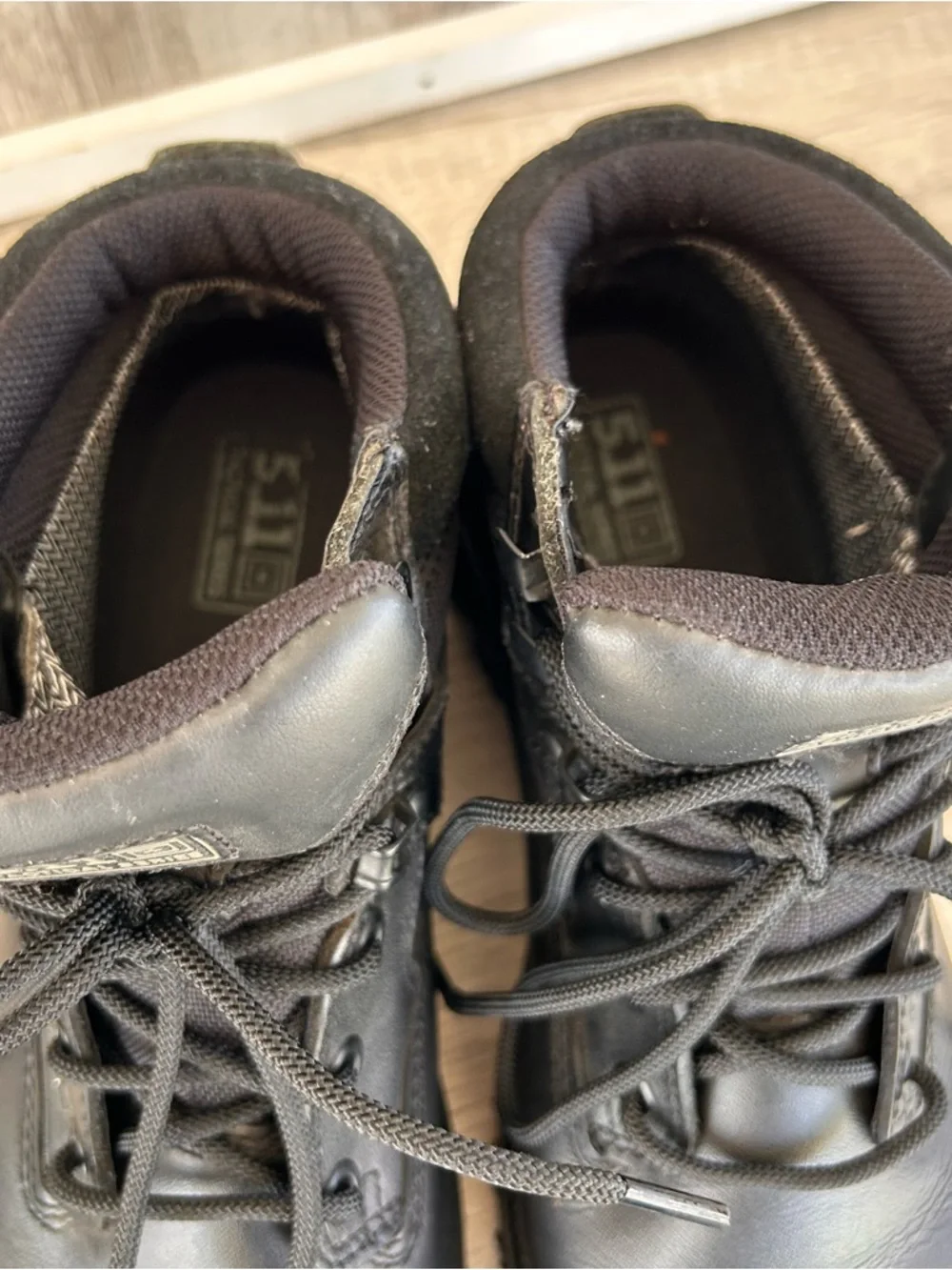5.11 Tactical Boots A.T.A.C.  6” Storm Boots Mens US 10 R Black Lightweight